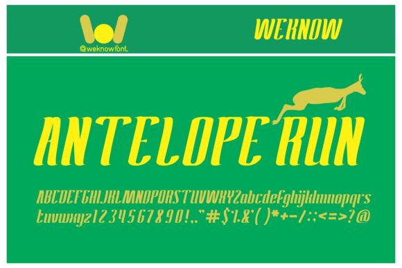 Antelope Run: A Bold Display Font for Editorial Impact