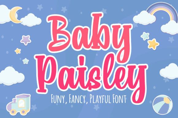 Baby Paisley Font: A Fun, Playful Display Typeface