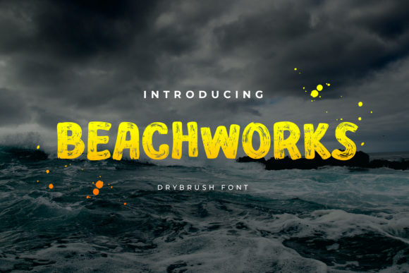 Beachworks Font for Bold, Textured Digital Branding