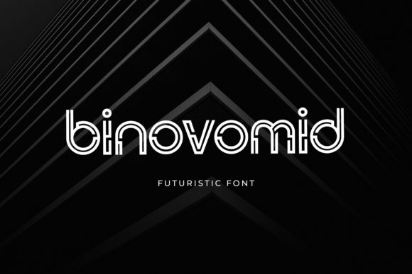 Binovomid: A Modern Display Font for Digital Branding