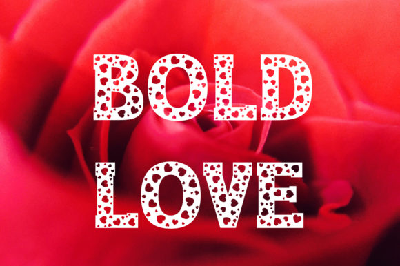Bold Love: A Sweet and Bold Display Font for Brand Design