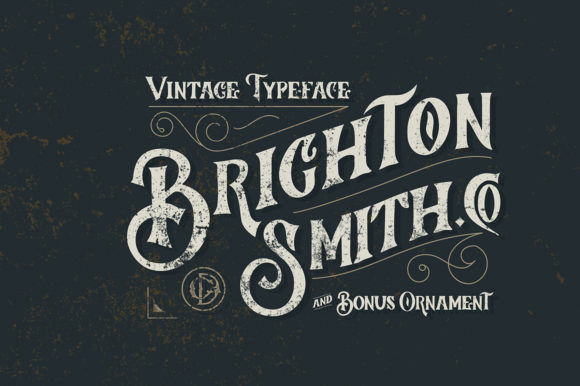 Brighton Smith: A Vintage Display Font for Bold Brand Headlines