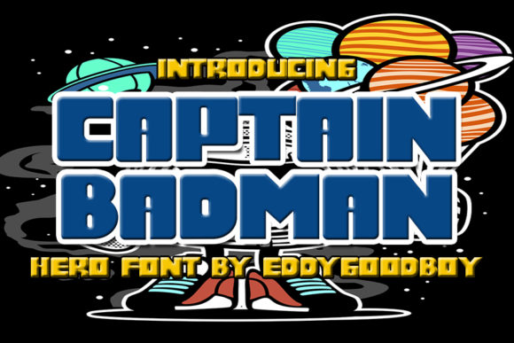 Captain Badman Display Font for Bold Marketing Visuals