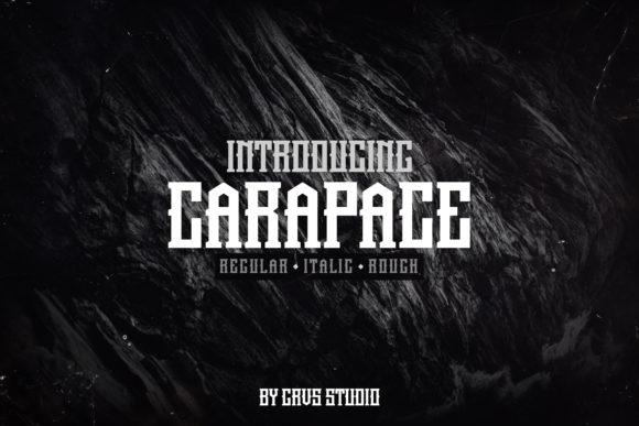 Carapace Display Font for Bold Brand Identity