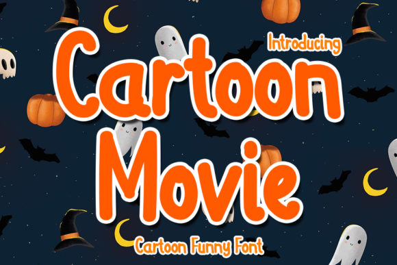 Cartoon Movie Display Font for Creative Branding