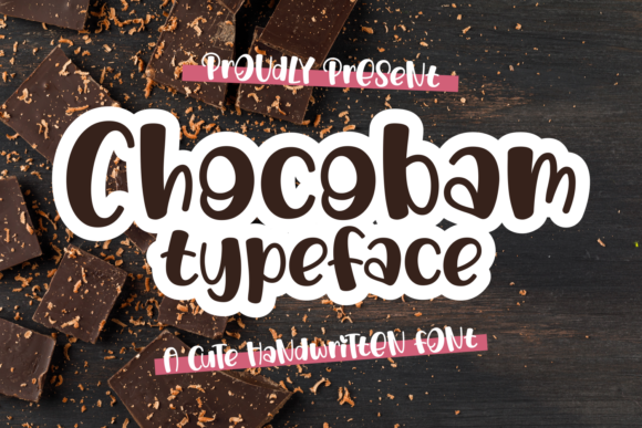 Chocobam Cute Round Display Font for Crafters