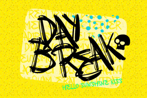 Day Break Display Font for Bold Creative Projects