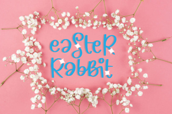 Easter Rabbit Display Font for Light, Joyful Editorial Design