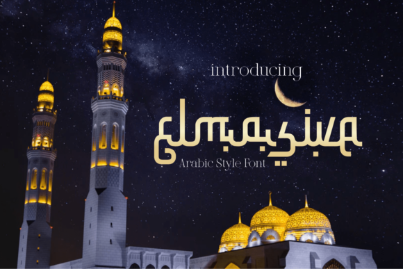 Elmasive: A Middle-Eastern Display Font for Editorial Elegance