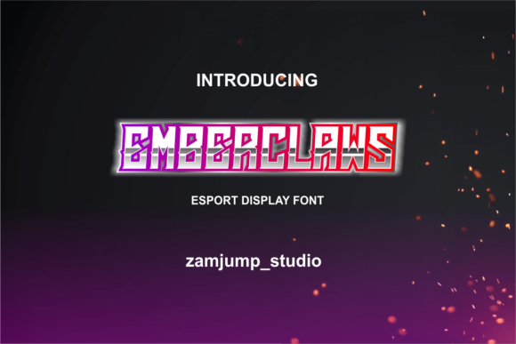 Emberclaws Display Font for Bold Brand Identity