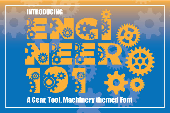 Engineer Font: Playful Display Fonts for Kids’ Brands