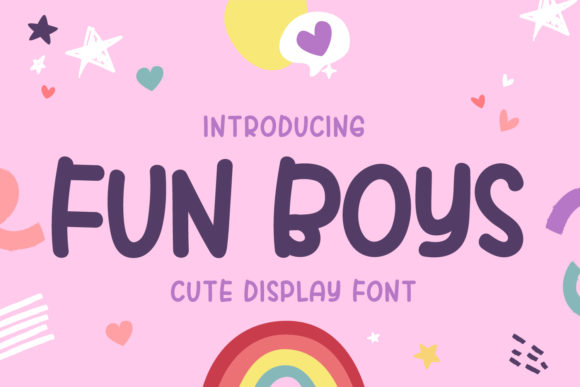 Fun Boys Font: Cute Display Fonts That Make Campaigns Pop