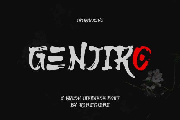 Genjiro: A Japanese-Style Display Font for Branding