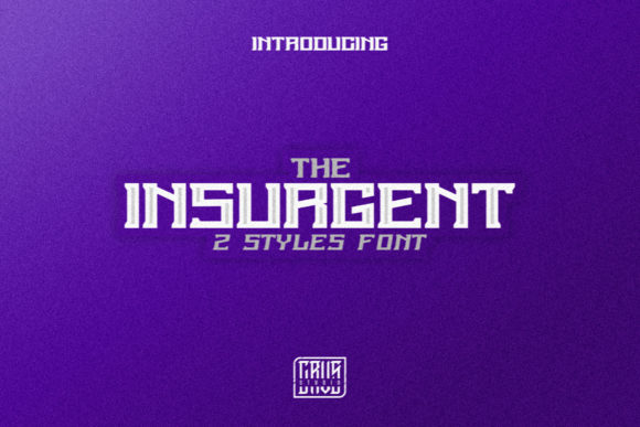 Insurgent Display Font for Bold Brand Identity