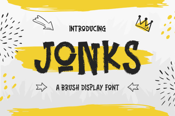 Jonks: A Daring, Rough-Textured Display Font for Editorial Impact
