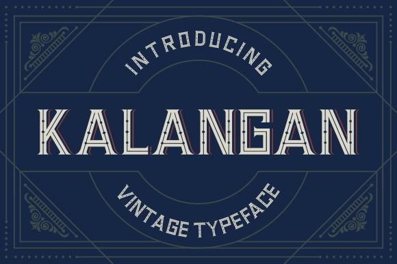 Kalangan: The Vintage Display Font for Scroll-Stopping Visuals