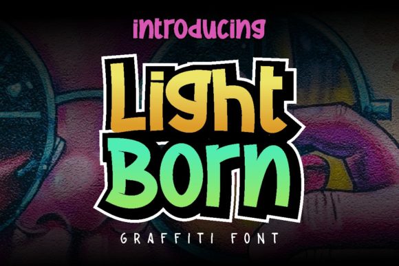 Light Born Display Font for Editorial Design Projects