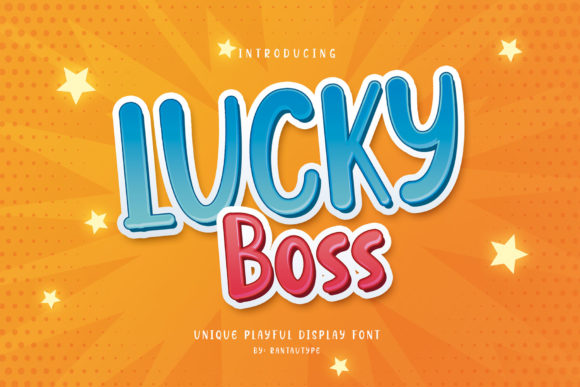Lucky Boss: A Fun and Bubbly Display Font for Scroll-Stopping Brand Content
