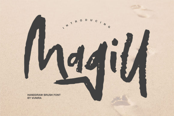 Magill: The Rough Textured Display Font That Commands Attention