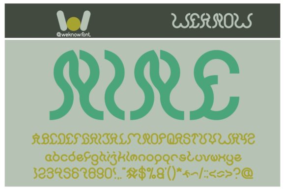 Nine: A Playful Display Font for Editorial Charm