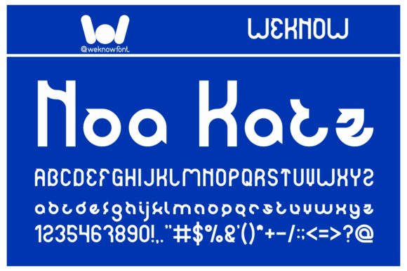 Noa Katz Techno Display Font for Creative Campaigns