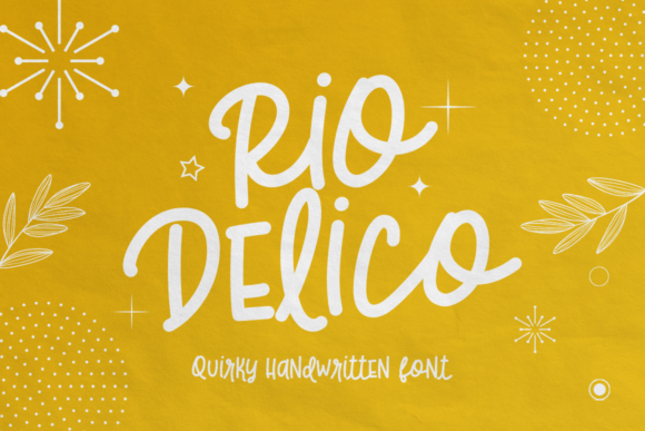 Rio Delico: A Cheerful Display Font for Scroll-Stopping Brand Content