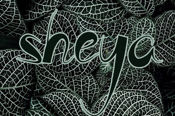 Sheya Font: Fun & Friendly Display Typeface for Makers