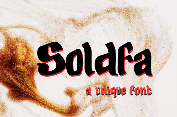 Soldfa: A Genuine Display Font for Editorial Calm