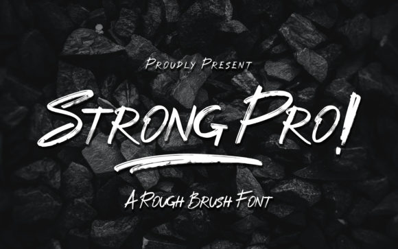 Strong Pro Display Font for Bold, Authentic Branding