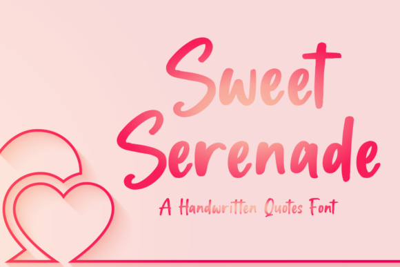 Sweet Serenade: A Joyful Display Font for Publishers