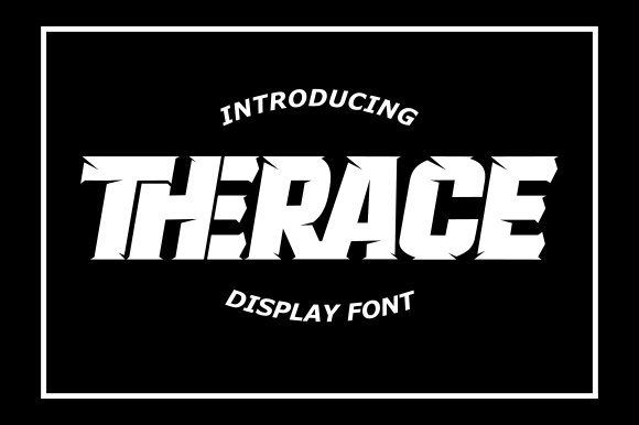 Therace Font: Bold Display Fonts for High-Impact Campaign Graphics