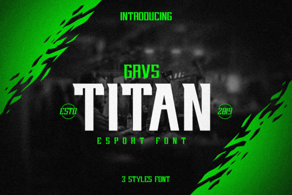 Titan: A Bold Display Font That Commands Attention