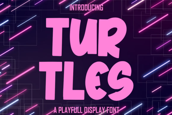 Turtles Display Font for Bold Creative Projects