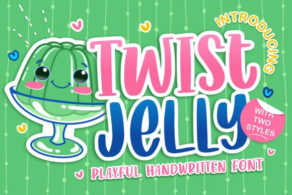 Twist Jelly Font for Playful Brand Identity Design