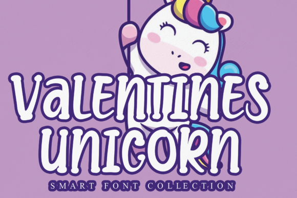 Valentines Unicorn: A Standout Display Font for Creative Projects